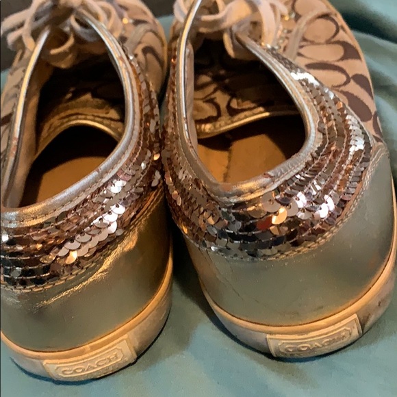 Coach Sneakers with Sequins! - Picture 5 of 6